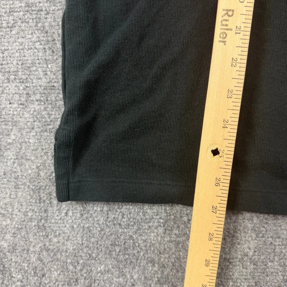 Polo Ralph Lauren Quarter Zip Pullover Mens Large Black Estate Rib Blue Pony